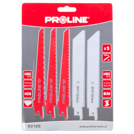 Panze fierastrau sabie lemn si metal PROLINE