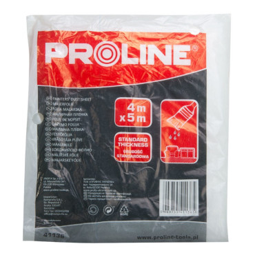 Folie protectoare PROLINE, 4 X 5 m, Subtire