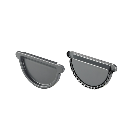 Capac jgheab D 125mm RAL 7016